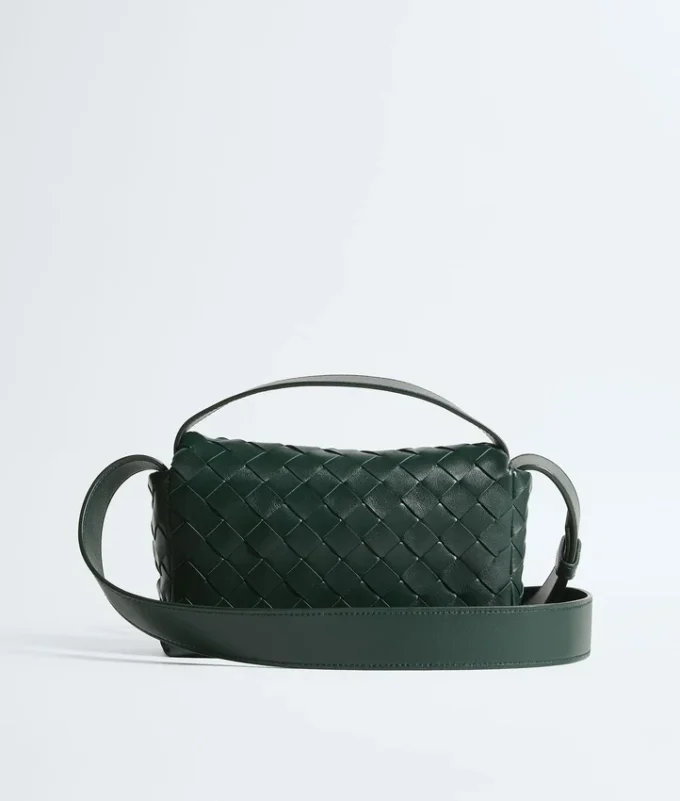 Intrecciato Mini Bag with Flap