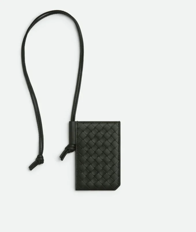 Intrecciato Piccolo Badge Holder