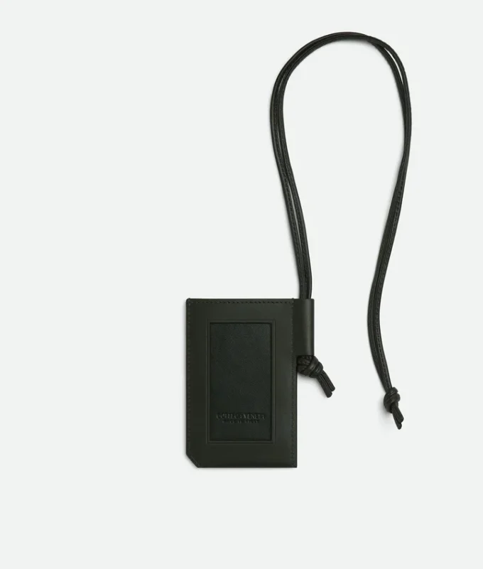 Intrecciato Piccolo Badge Holder