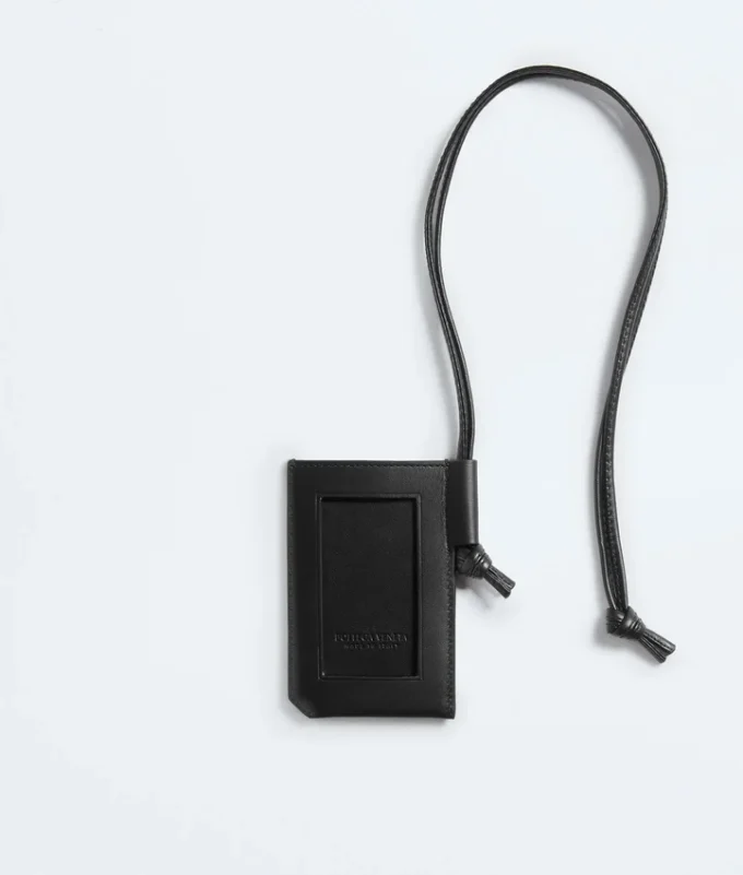 Intrecciato Piccolo Badge Holder