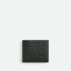 Intrecciato Piccolo Bi-Fold Wallet with Coin Purse