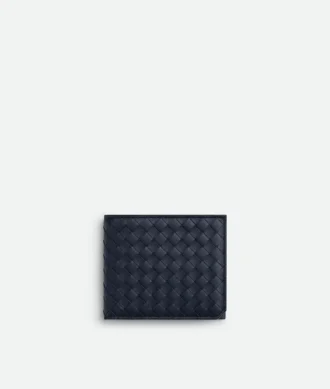 Intrecciato Piccolo Bi-Fold Wallet with Coin Purse