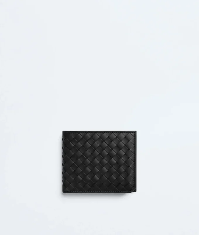 Intrecciato Piccolo Bi-Fold Wallet with Coin Purse