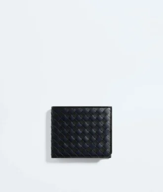 Intrecciato Piccolo Bi-Fold Wallet with Coin Purse