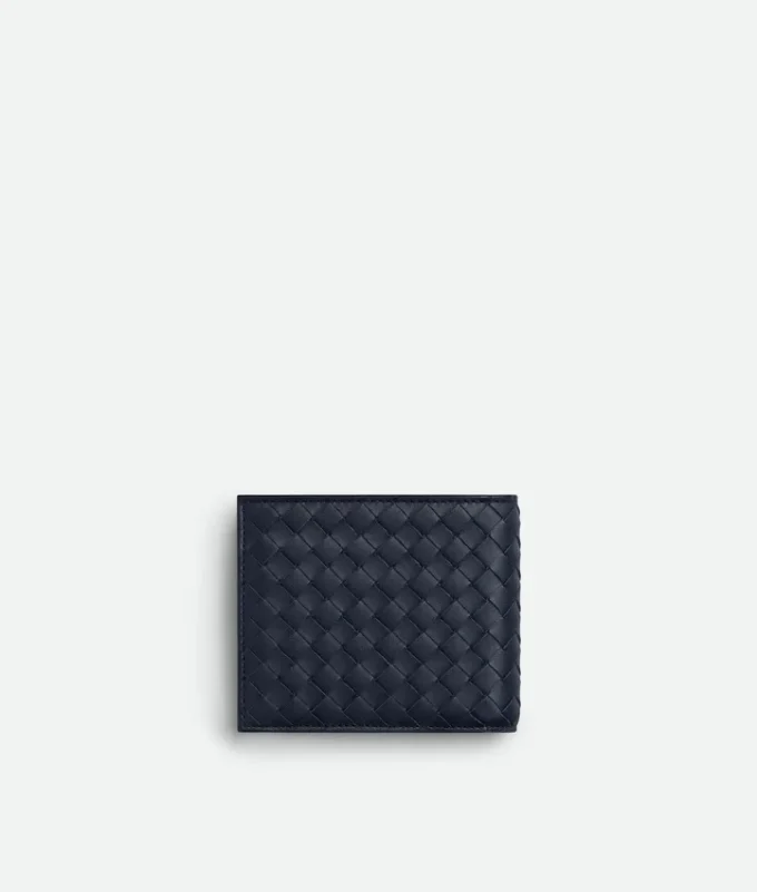 Intrecciato Piccolo Bi-Fold Wallet with Coin Purse