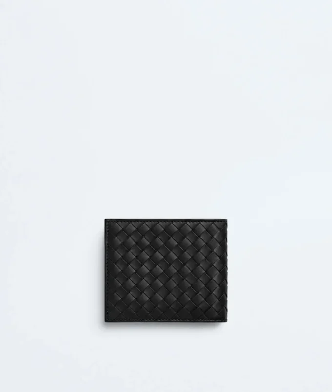 Intrecciato Piccolo Bi-Fold Wallet with Coin Purse