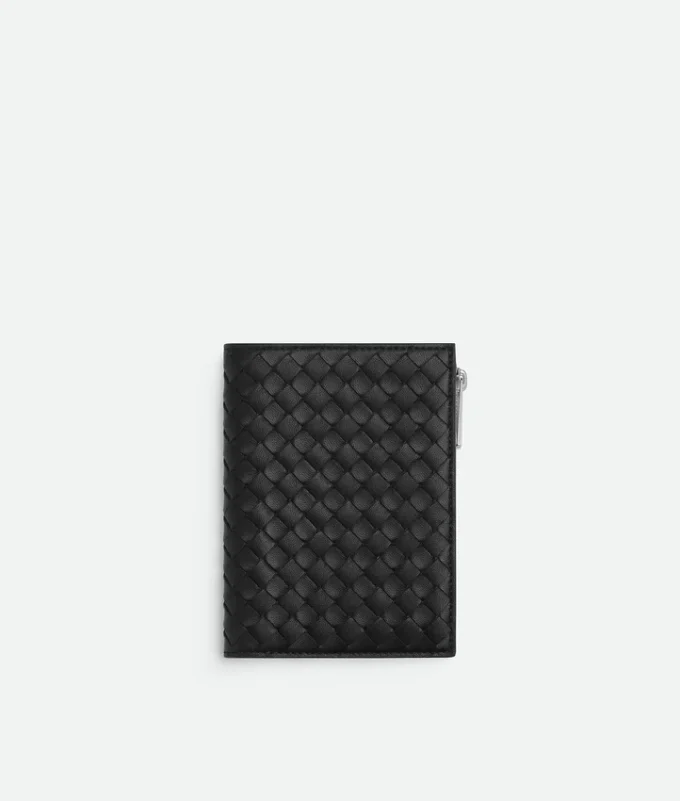 Intrecciato Piccolo Passport Case with Zip