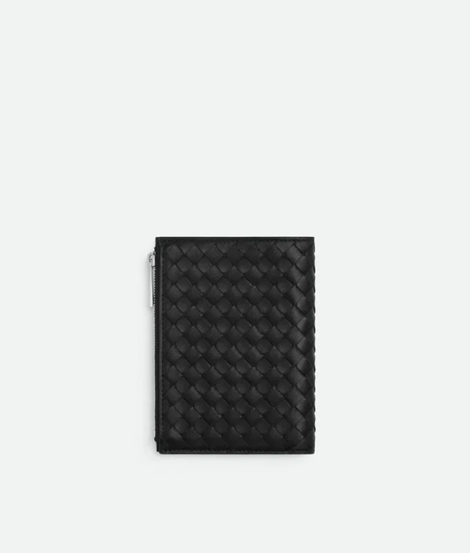 Intrecciato Piccolo Passport Case with Zip