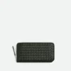 Intrecciato Piccolo Zip Around Wallet