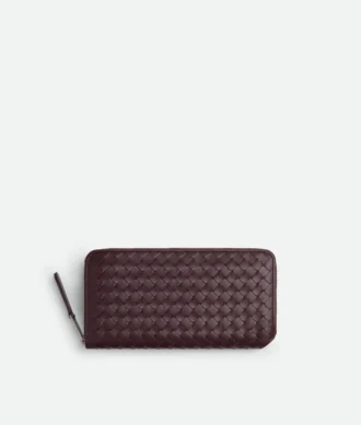 Intrecciato Piccolo Zip Around Wallet