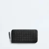 Intrecciato Piccolo Zip Around Wallet
