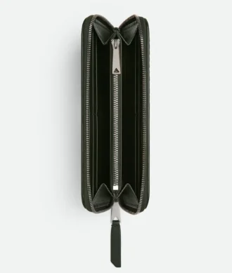 Intrecciato Piccolo Zip Around Wallet
