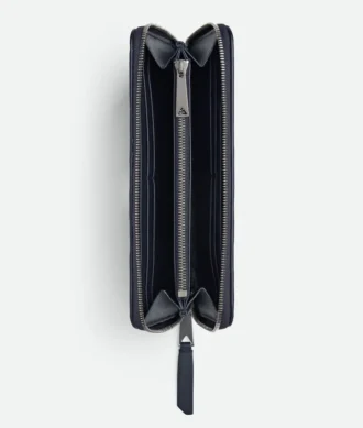 Intrecciato Piccolo Zip Around Wallet