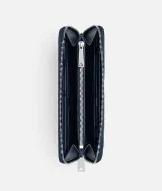 Intrecciato Piccolo Zip Around Wallet