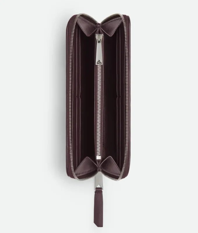 Intrecciato Piccolo Zip Around Wallet