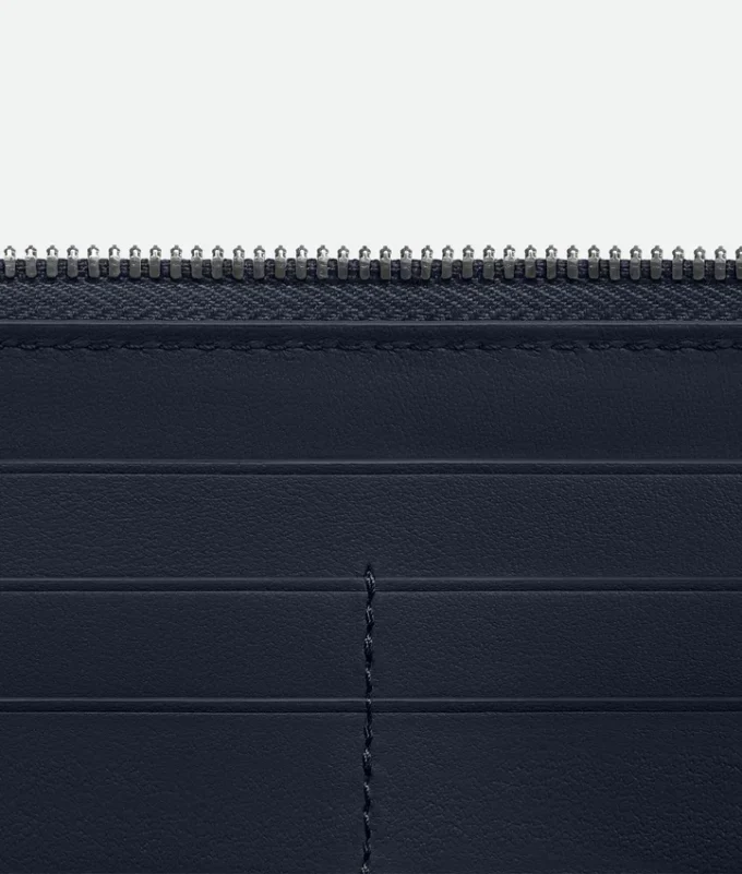 Intrecciato Piccolo Zip Around Wallet