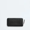 Intrecciato Piccolo Zip Around Wallet