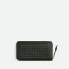 Intrecciato Piccolo Zip Around Wallet