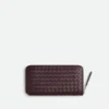 Intrecciato Piccolo Zip Around Wallet