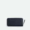 Intrecciato Piccolo Zip Around Wallet