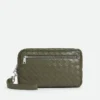 Intrecciato Pouch with Wristlet