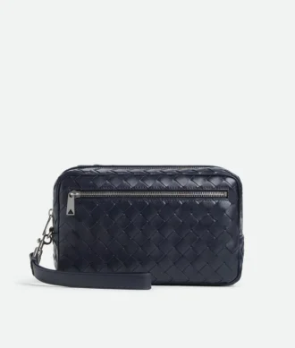 Intrecciato Pouch with Wristlet