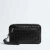 Intrecciato Pouch with Wristlet