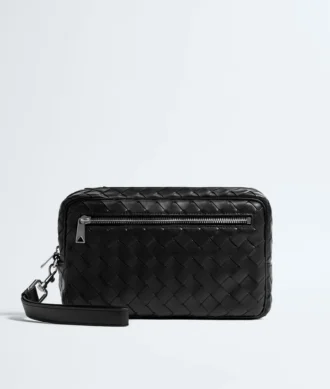 Intrecciato Pouch with Wristlet