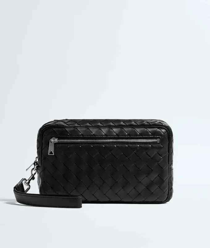Intrecciato Pouch with Wristlet