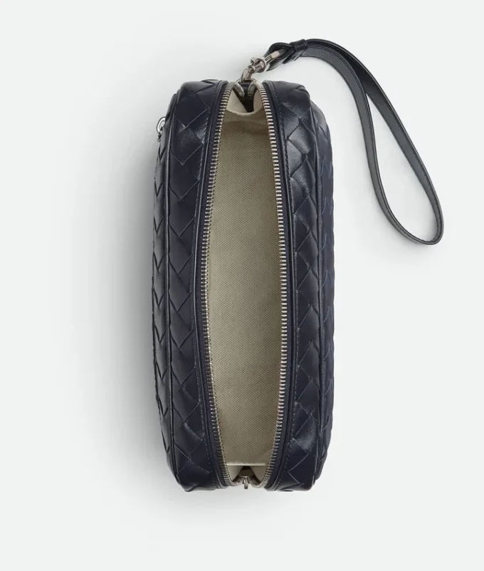 Intrecciato Pouch with Wristlet