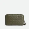 Intrecciato Pouch with Wristlet