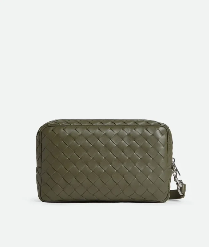 Intrecciato Pouch with Wristlet