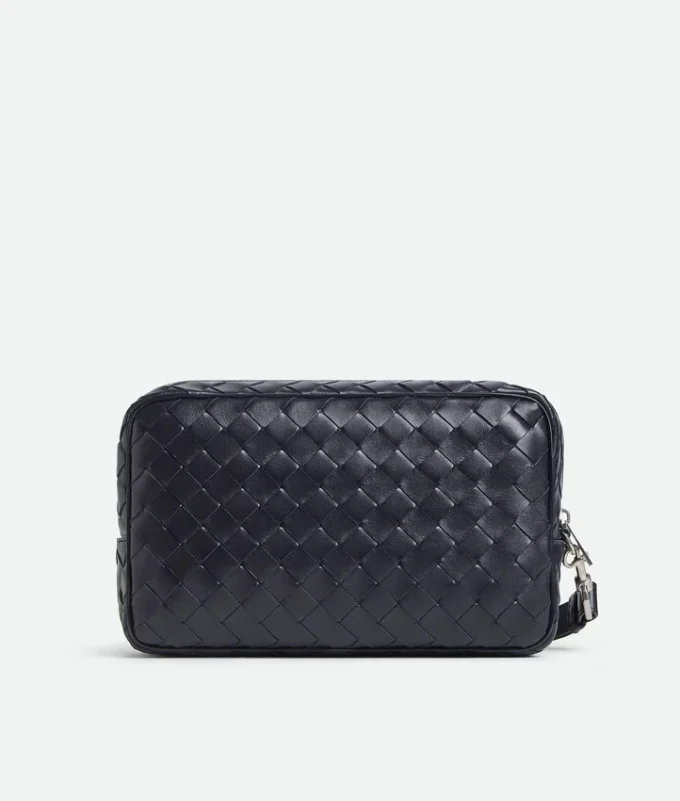 Intrecciato Pouch with Wristlet