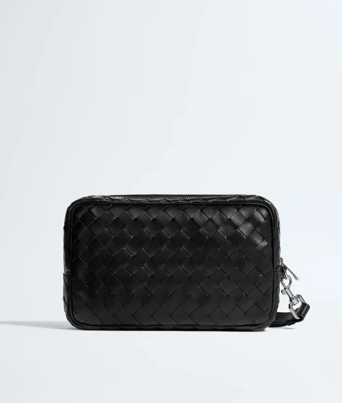Intrecciato Pouch with Wristlet