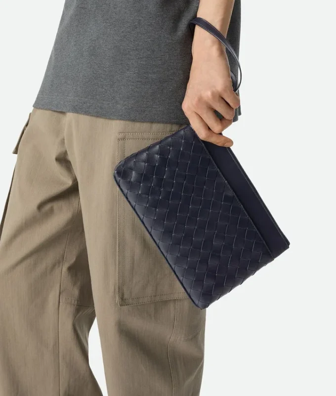 Intrecciato Prism Pouch