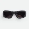 Intrecciato Rectangular Sunglasses