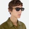 Intrecciato Rectangular Sunglasses
