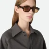 Intrecciato Rectangular Sunglasses