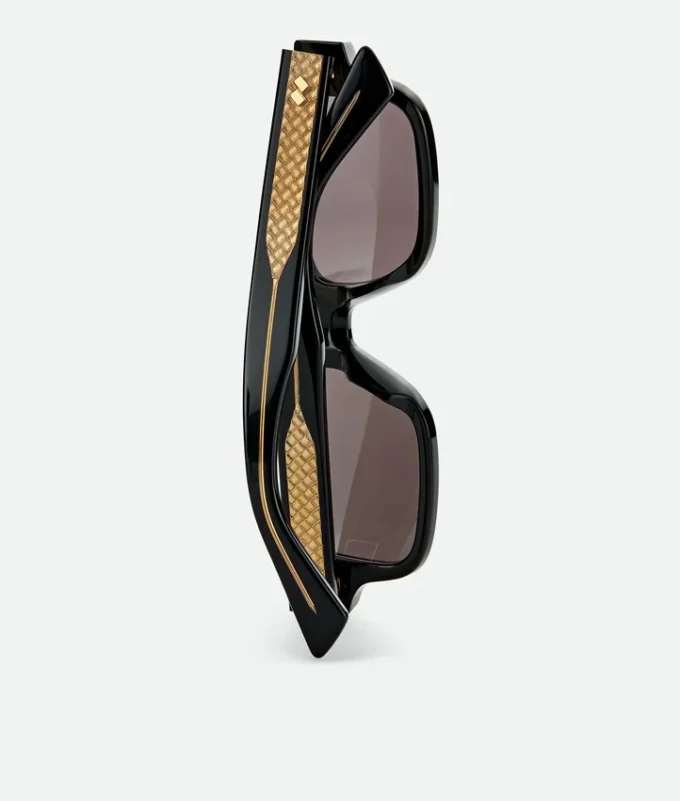 Intrecciato Rectangular Sunglasses