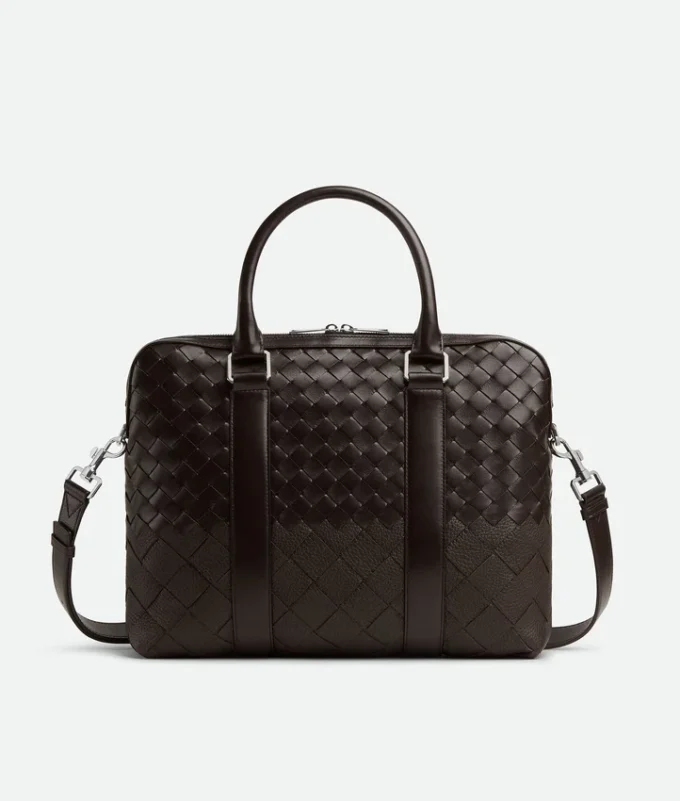 Intrecciato Slim Briefcase