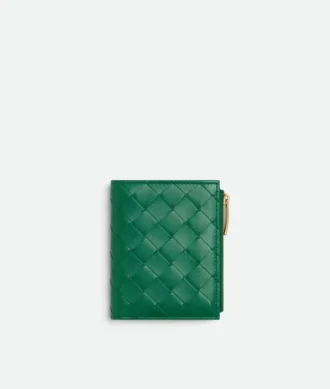 Intrecciato Small Bi-Fold Wallet