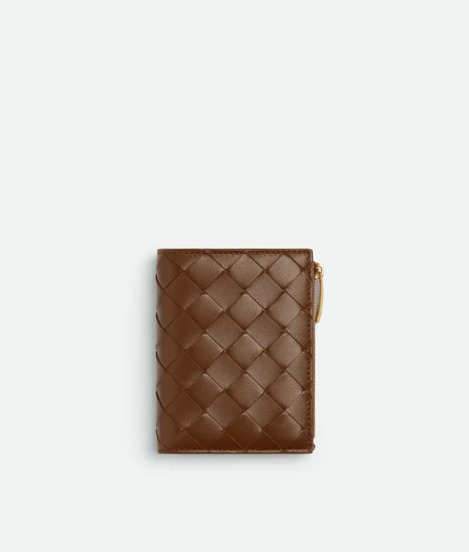Intrecciato Small Bi-Fold Wallet