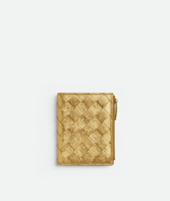 Intrecciato Small Bi-Fold Wallet