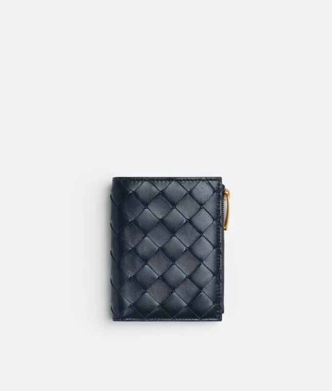 Intrecciato Small Bi-Fold Wallet