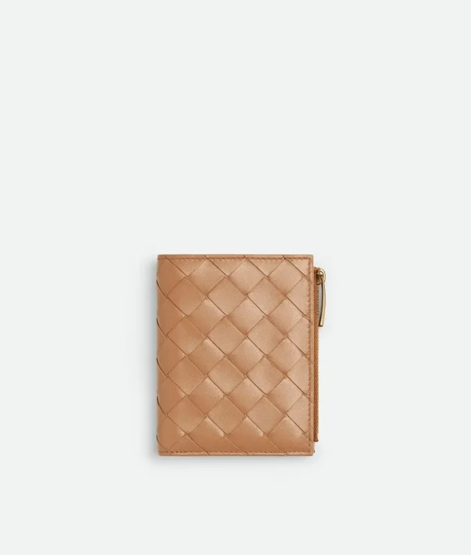 Intrecciato Small Bi-Fold Wallet
