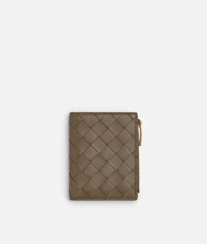 Intrecciato Small Bi-Fold Wallet