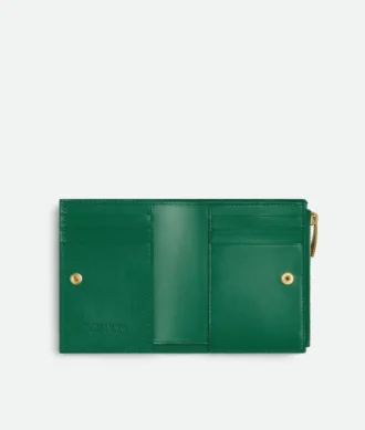 Intrecciato Small Bi-Fold Wallet