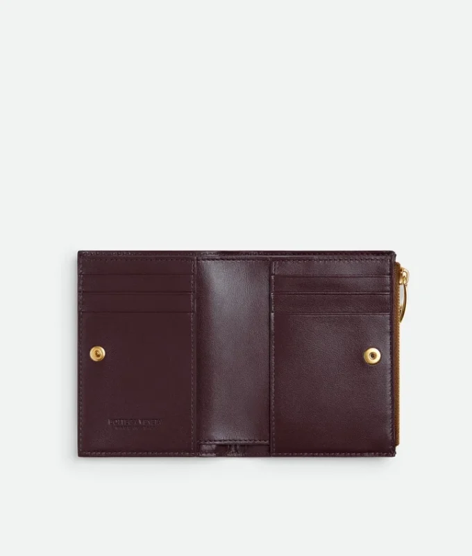 Intrecciato Small Bi-Fold Wallet
