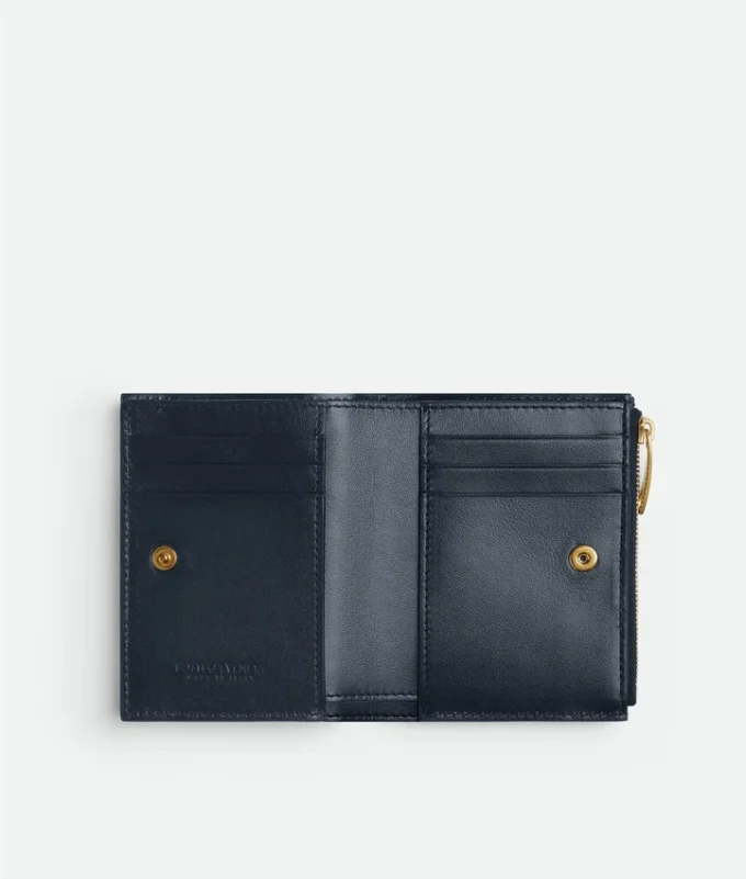 Intrecciato Small Bi-Fold Wallet