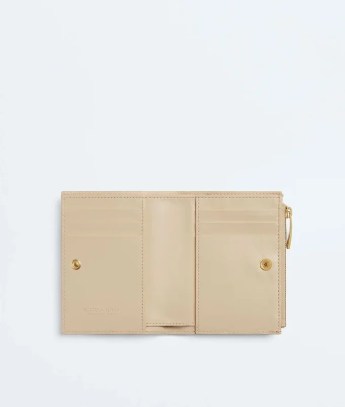 Intrecciato Small Bi-Fold Wallet